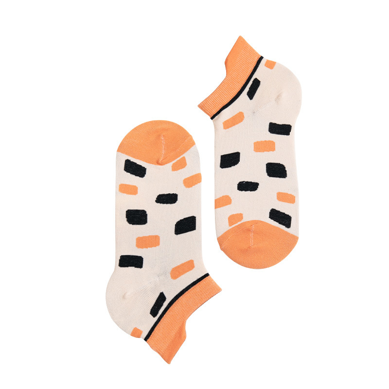 Socks Female Spring 2020 New Female Cotton Socks Female Socks Summer Socks Flower Grid Series Socks